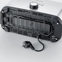 Severin AT 2621 broodrooster 4 snede(n) 1400 W Zwart Roestvrijstaal