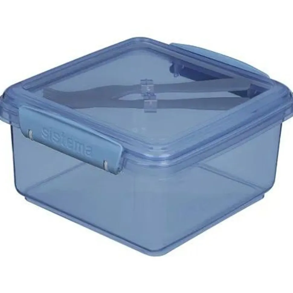 Sistema Ocean Bound Plastic To Go lunchbox met bestek Lunch Plus 1.2L