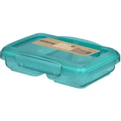 Sistema Ocean Bound Plastic To Go voorraaddoos met 2 compartimenten Small Split 350 ml