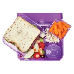 Sistema Trends Lunch bento lunchbox met 4 compartimenten & yoghurtpotje 1.65L