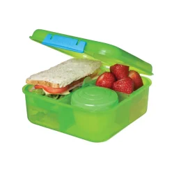 Sistema Trends Lunch bento cube met 4 compartiementen & yoghurtpotje 1.25L