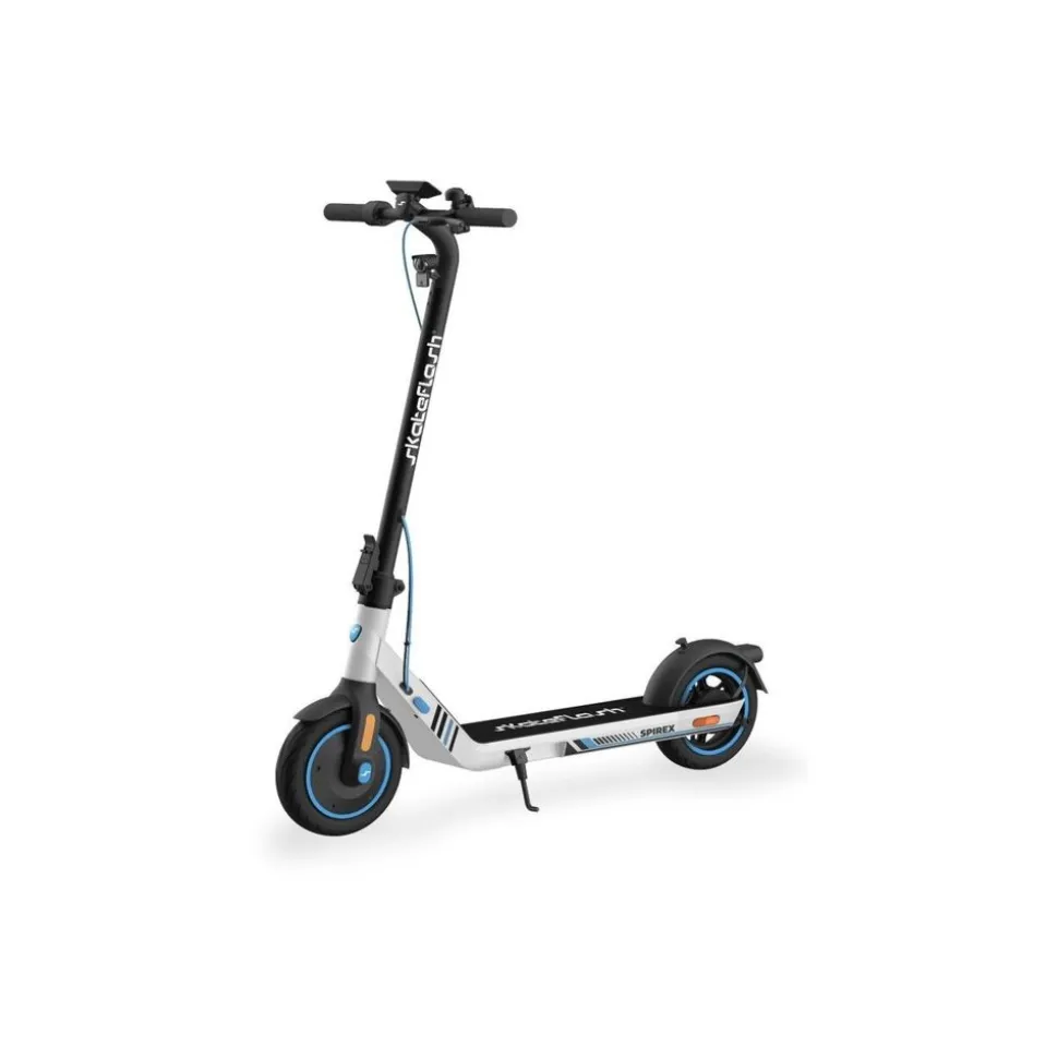 SkateFlash Spirex elektrische step 300W 7,65mAh 36V wit