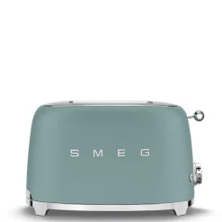 Smeg Broodrooster 2 sleuven 2 sneden emerald green