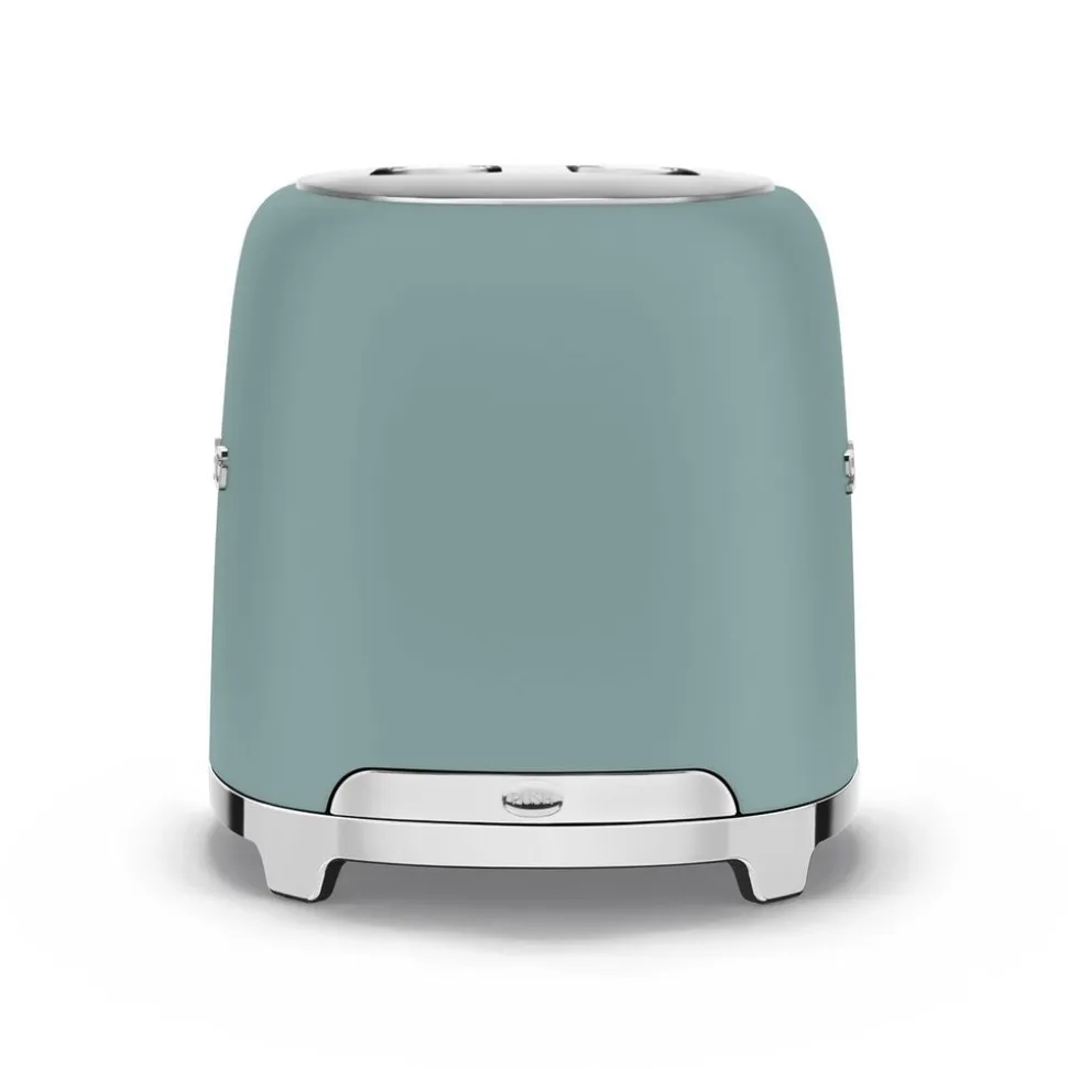 Smeg Broodrooster 2 sleuven 2 sneden emerald green