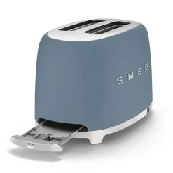 Smeg Broodrooster 2 sleuven 2 sneden storm blue