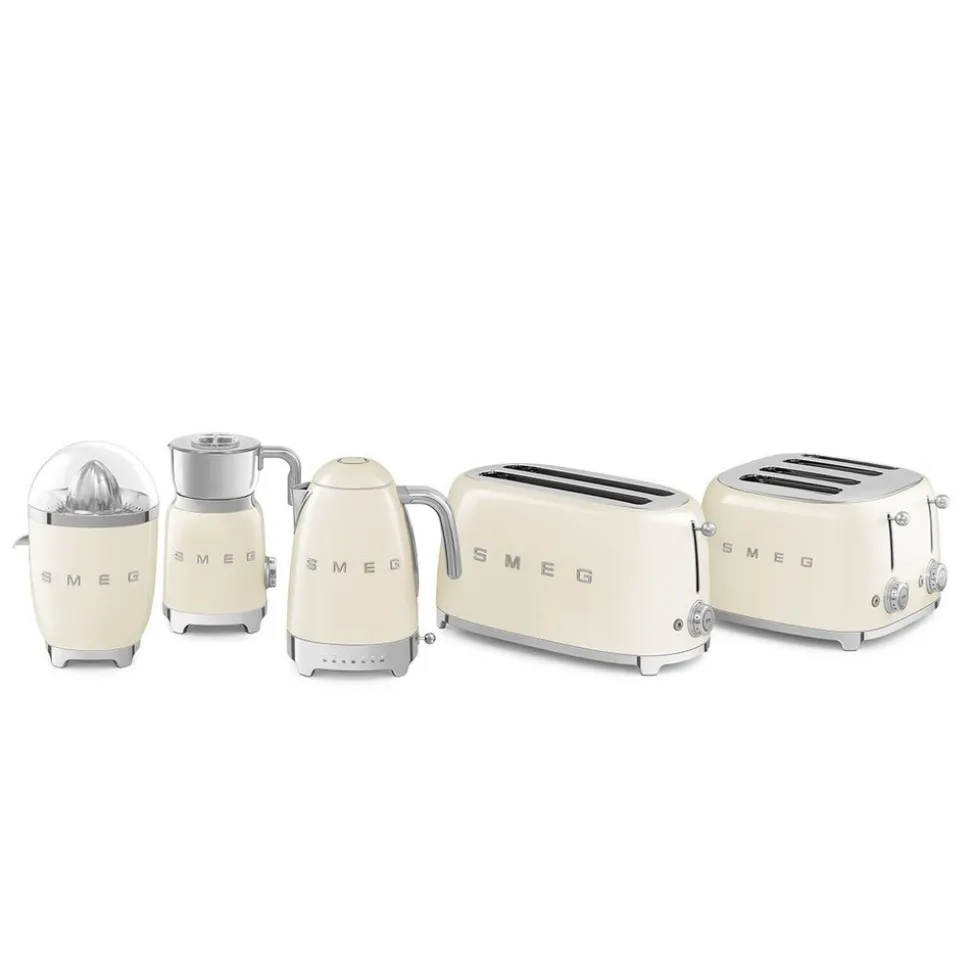 Smeg Broodrooster 2 sleuven 4 sneden Crème