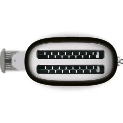 Smeg Broodrooster 2 sleuven 4 sneden Zwart