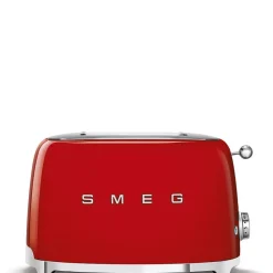 Smeg Broodrooster 2 sleuven 2 sneden Rood