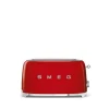 Smeg Broodrooster 2 sleuven 4 sneden Rood