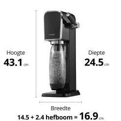 SodaStream Art zwart marble