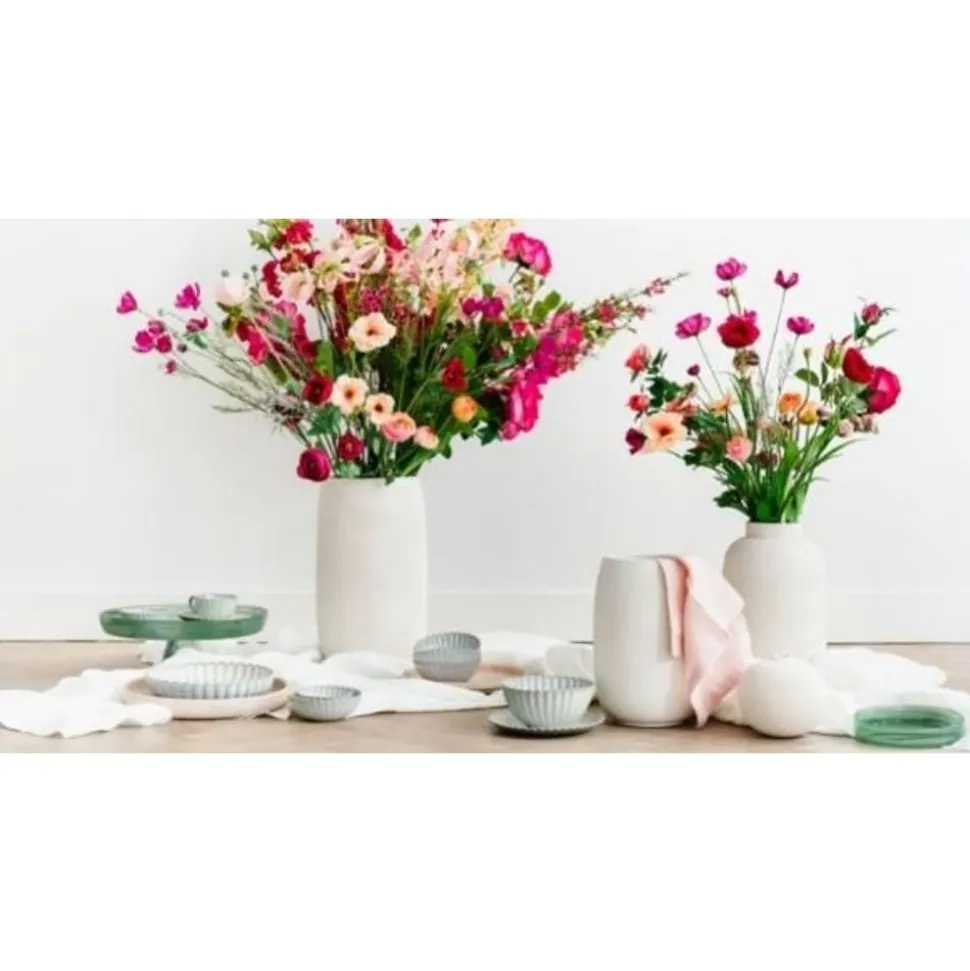 S|P Collection Bullet Vaas 24xH42cm Wit