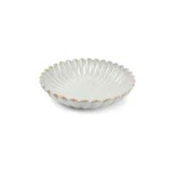 S|P Collection Lotus Diep bord 22xH5cm nuance white