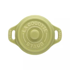 Staub Macaron Set van 6 mini keramische cocottes 10 cm