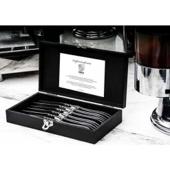 Style de Vie Luxury Line Steakmes Set6 Zwart Ebbenhout