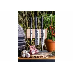 Style de Vie Messenblok Magnetisch Eik Met Natuurstenen Voet