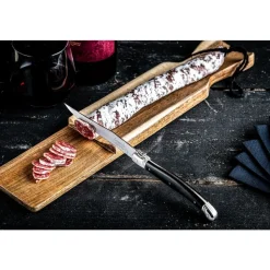 Style de Vie Premium Line Worstenplank Acacia Met Mes  Zwart