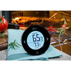Sunartis Digitale huishoud- en barbecue thermometer zwart