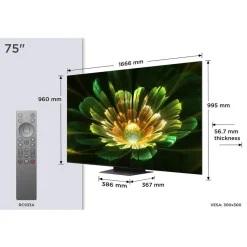 TCL QD Mini-LED 4K TV 75C79K (2025) - 75 inch