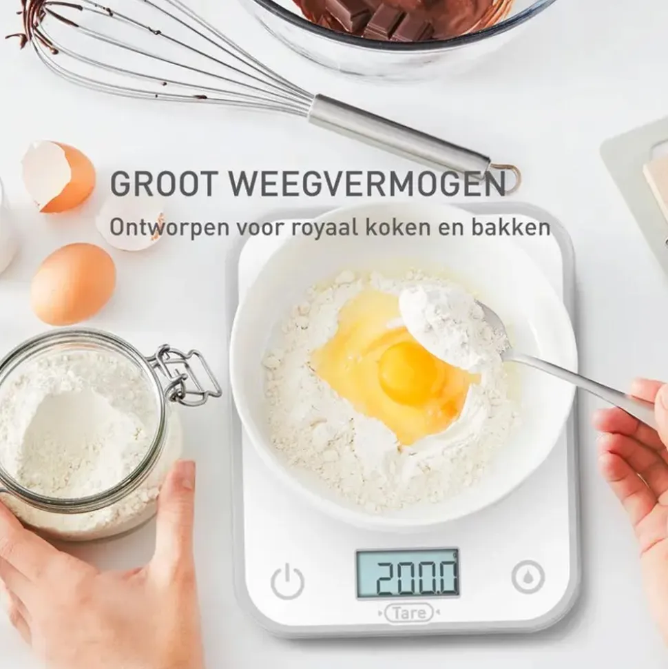 Tefal BC50U0V0 Optiss Keukenweegschaal White