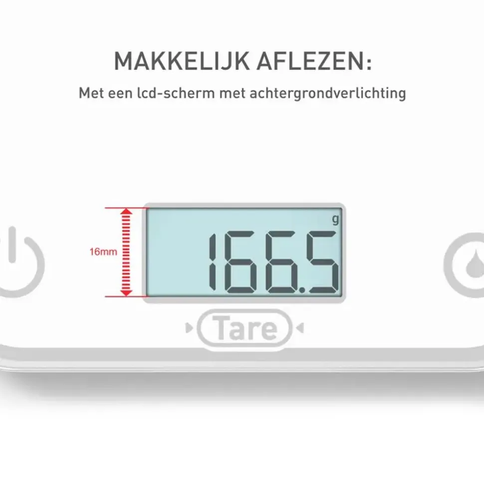 Tefal BC50U0V0 Optiss Keukenweegschaal White