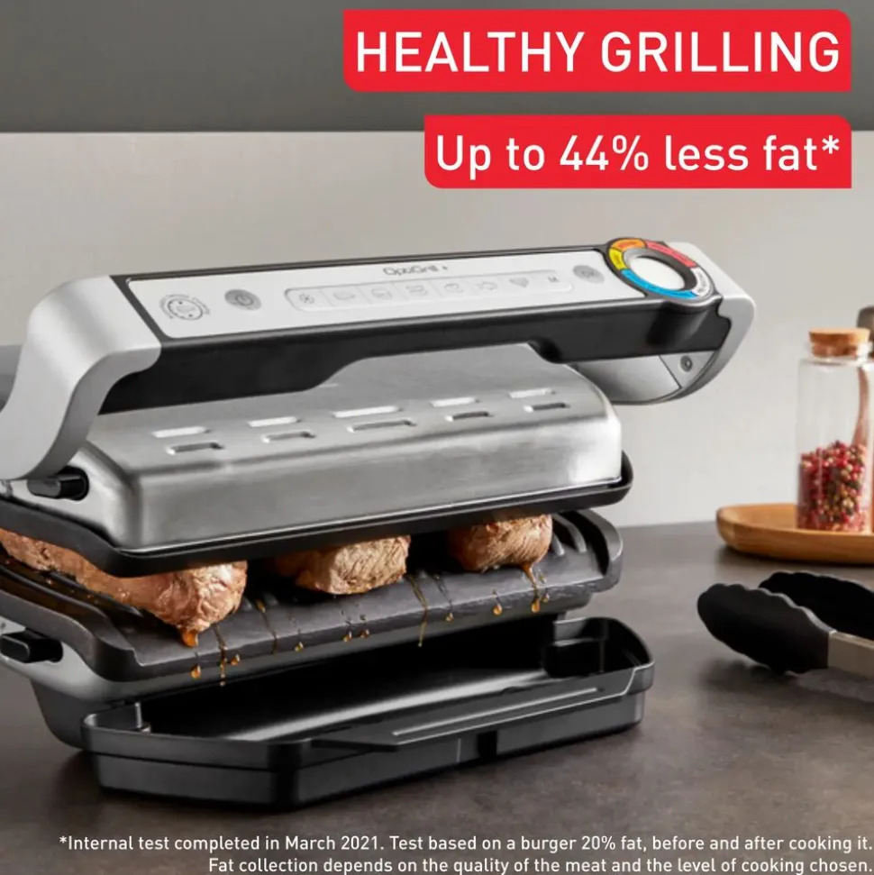 Tefal GC718D10 OptiGrill+ Intelligente Grill - 6 programma's