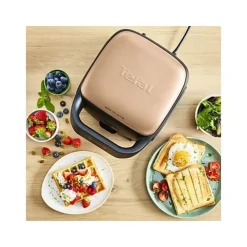 Tefal Snack Collection, Sandwich & Waffle Maker, 20 Available Plate Sets, Sweet & Savory Recipes
