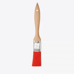 T&G Woodware Borsteltje uit hevea hout rood 18.5cm (per 12st.)