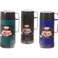 Thermos Mondial Voedseldrager 0.85l  3asszwart - Blauw - Groen