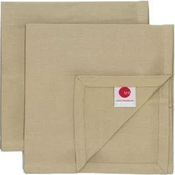Tint Uni Giftset 2 Servetten 45X45cm Cobblestone