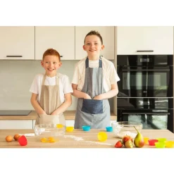 Tiseco CHAMBRAY Kinderschort 52x63cm, blauw