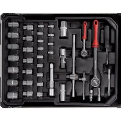 Toolland 260-delige aluminium Gereedschapskoffer