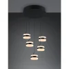 Trio Dios Hanglamp 5xLED 800lm mat zwart (331430532)