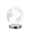 Trio GLOBE TABLE LAMP METAL CHROME