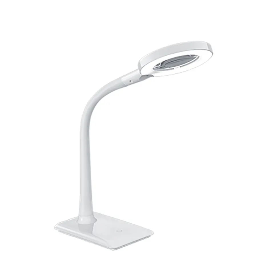 Trio LUPO TABLE LAMP PLASTIC WHITE