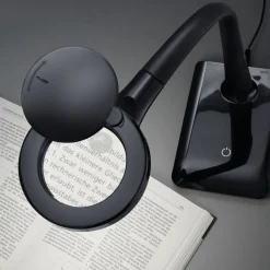 Trio LUPO TABLE LAMP PLASTIC BLACK