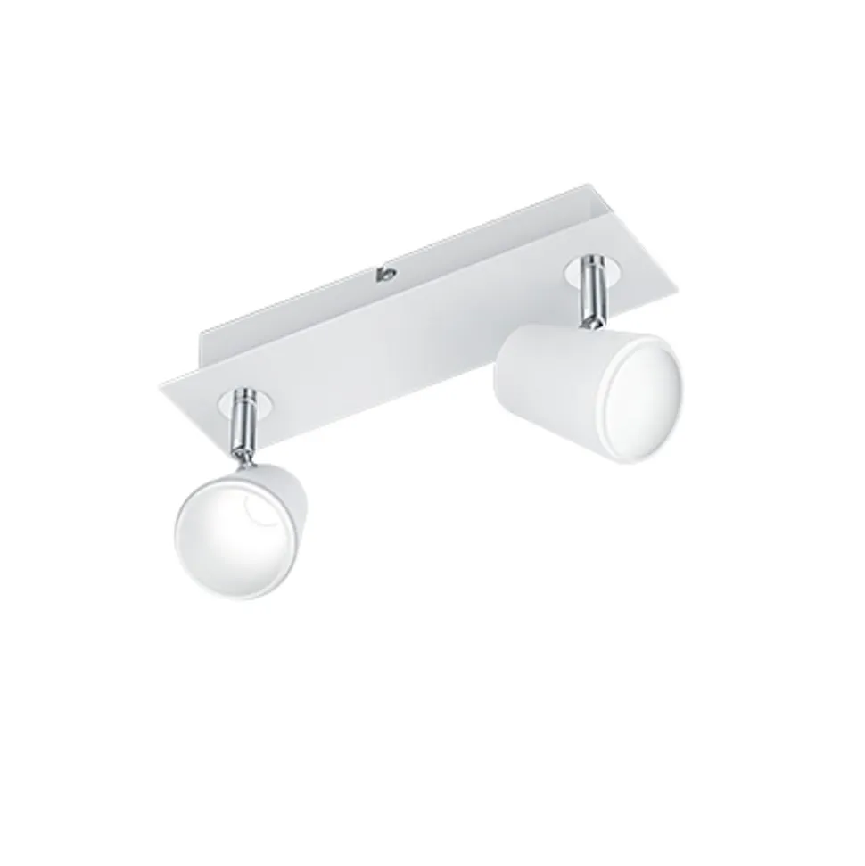 Trio NARCOS LED SPOT METAL MAT WIT 2X6W