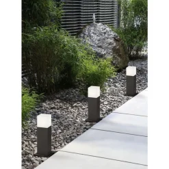 Trio PALEN HUDSON 1XLED ALUM.ANTRACIET