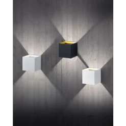 Trio WANDLAMP LOUIS INCL 1XLED METAAL MAT ZWART