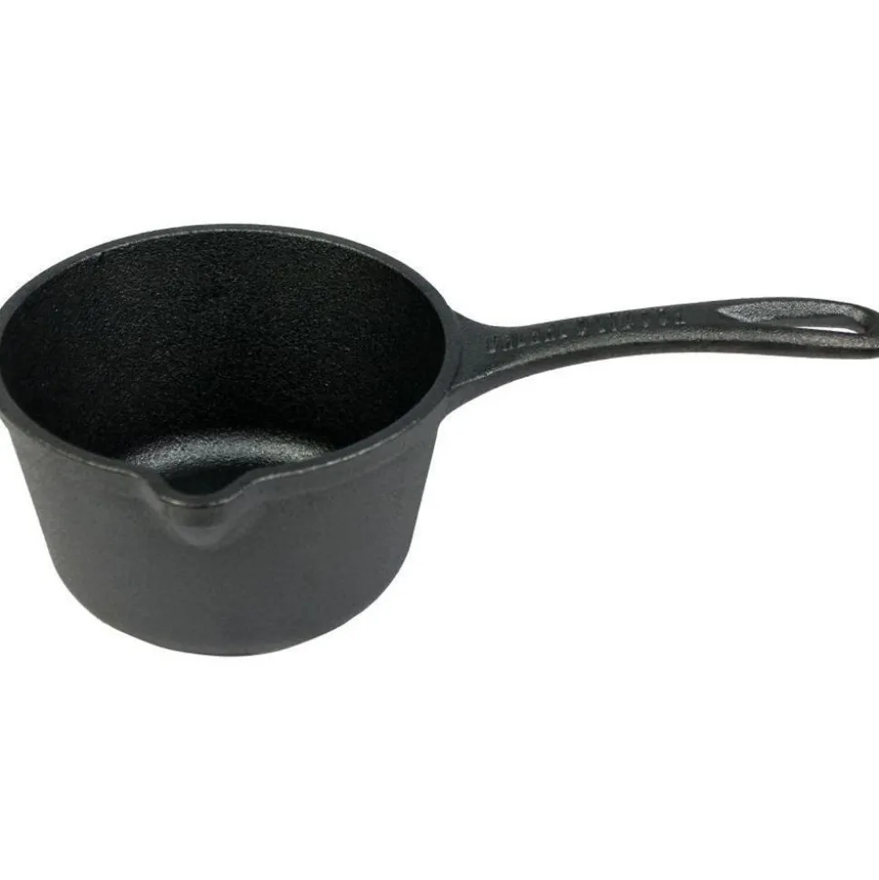 Valhal Outdoor Sauspan gietijzer met steel 1 liter