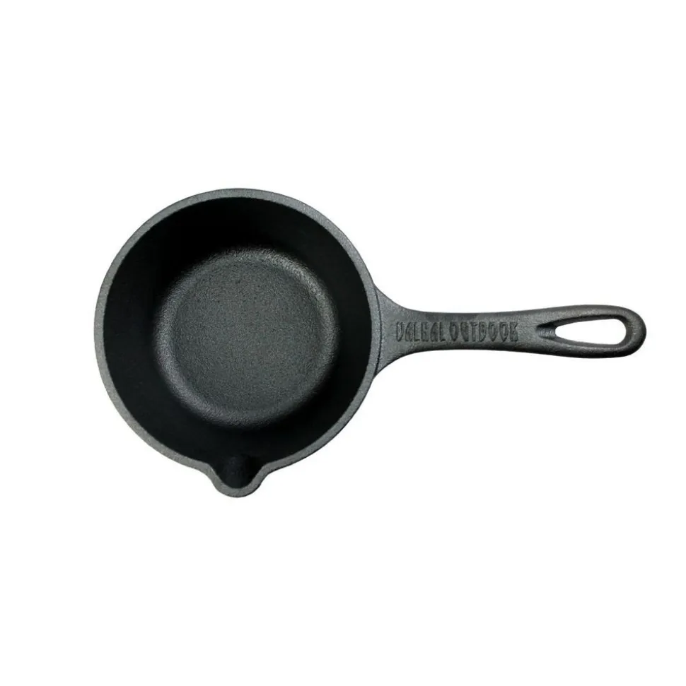 Valhal Outdoor Sauspan gietijzer met steel 1 liter