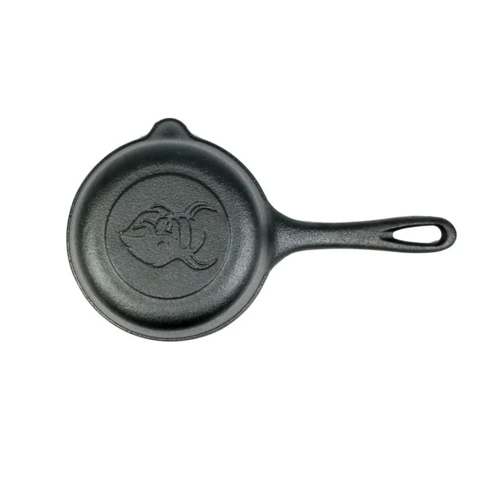 Valhal Outdoor Sauspan gietijzer met steel 1 liter