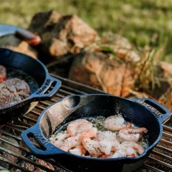 Valhal Outdoor Skillet gietijzer met handgrepen 20 cm