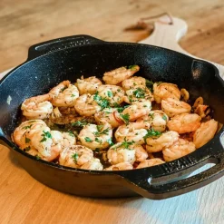 Valhal Outdoor Skillet gietijzer met handgrepen 25 cm