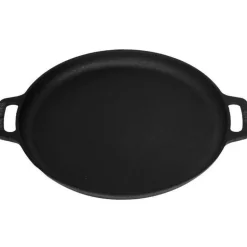 Valhal Outdoor Skillet plancha gietijzer met handgrepen 35 cm