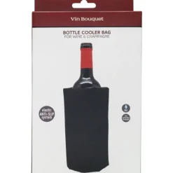 Vin Bouquet  Flessenkoeler met gel - zwart