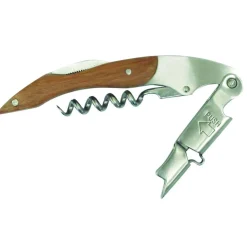 Vin Bouquet  Kelnersmes/Kurkentrekker met bamboe handgreep