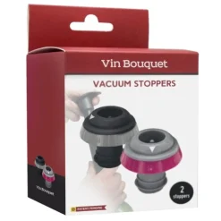 Vin Bouquet  Stoppen voor vacuumpomp set van 2