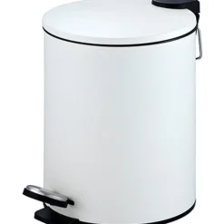 Virto Puro Pedaalemmer - 5L - 20 x 20 x 27,5cm - Wit