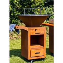Virto Puro VP-BG2-A Houtgestookte Barbecue Cortenstaal 100x100