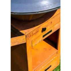 Virto Puro VP-BG2-A Houtgestookte Barbecue Cortenstaal 100x100
